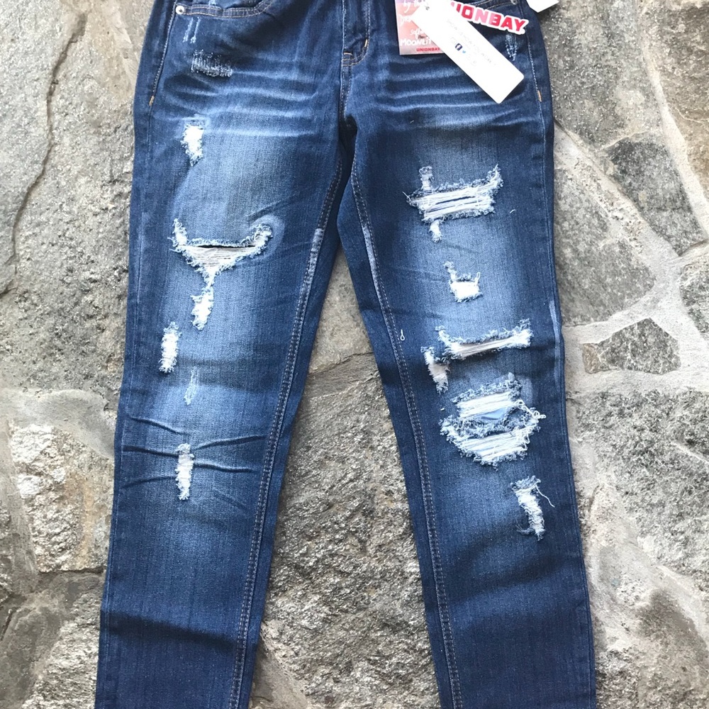 NEW UNION BAY MURPHY MID RISE VINTAGE JEANS 5 & 9 - Picture 3 of 8